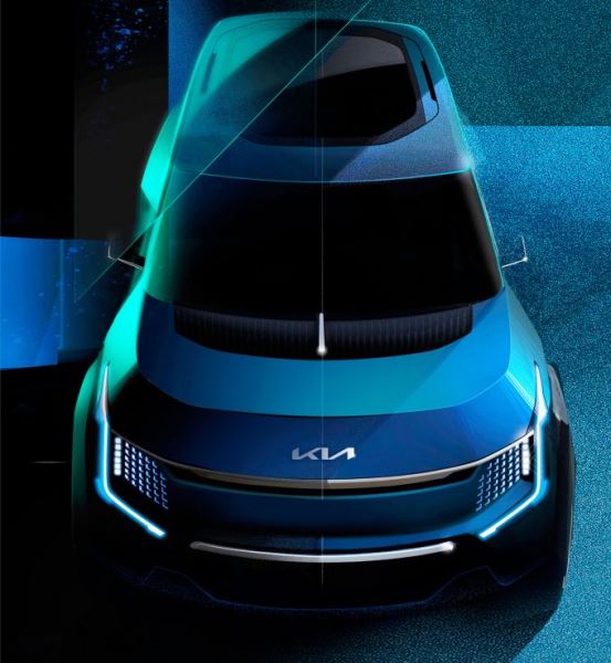 Электрокроссовер Kia Concept EV9 готовится к премьере