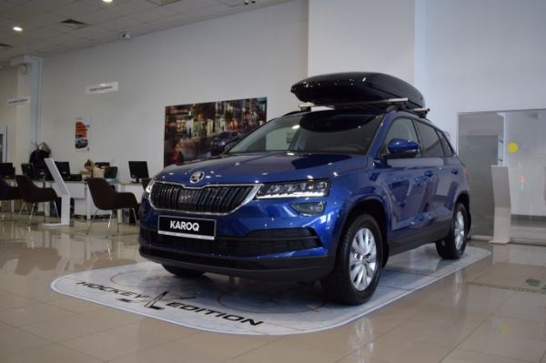 Команда ŠKODA HOCKEY EDITION «выходит на лед»