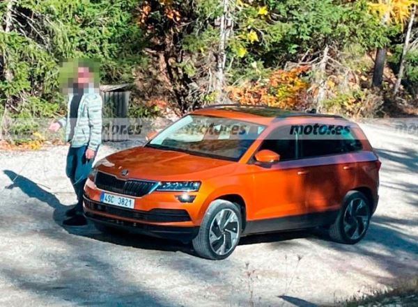 Обновлённый Skoda Karoq 2022 рассекречен