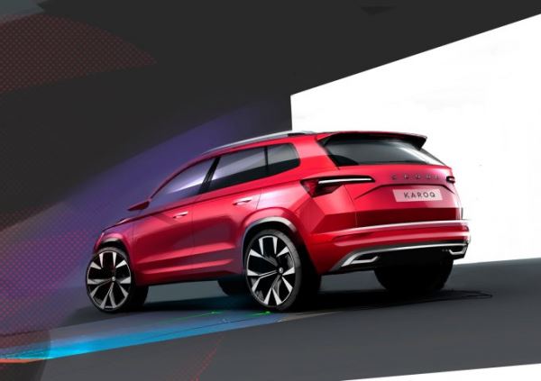 Обновлённый Skoda Karoq показали на официальных изображениях