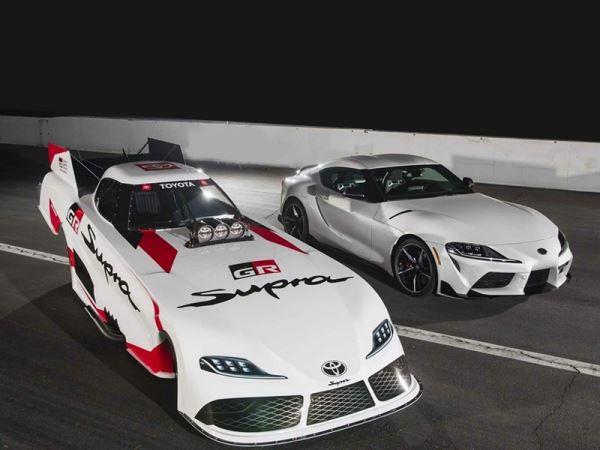 Toyota Supra отправляется на дрэг-заезды